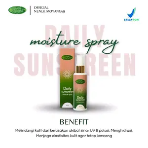 NeneK Moyang69 Daily Sunscreen Moisture Spray 69 Melindungi Kulit dari Kerusakan UV & Polusi Menghidrasi Menjaga Elastisitas Kulit