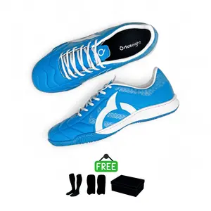 Ortuseigt Sepatu Futsal Jogosala Vanquish V2 Biru Tosca Putih Bonus Kaos Kaki & Dekker Tersedia Ukuran 39-44 COD Bayar Ditempat Sudah Dijahit Sol Kuat Tahan Lama Uniseks
