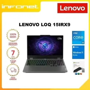 LENOVO LOQ 15IRX9 I5 13450HX 16GB 512GB SSD RTX3050 6GB 15.6" FHD IPS 144Hz W11H OH 2024