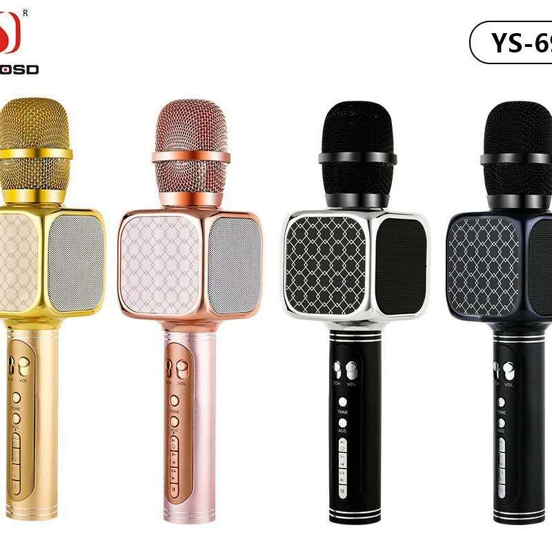 Micro karaoke YS69 kiêm loa bluetooth Tất Cả Trong Một Máy Gia Đình Ngoài Trời…
