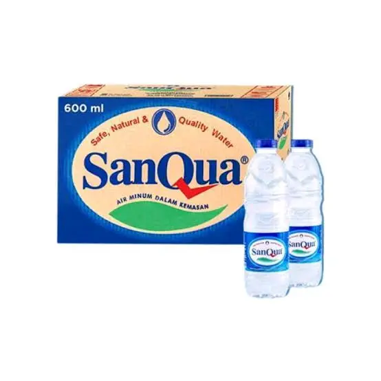 SanQua air mineral air minum kemasan botol