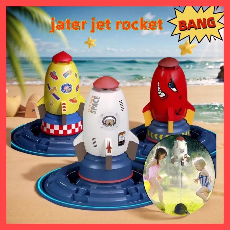 Springkle Mainan (COD)Water launch flying rocket outdoor children's mini fountain ...