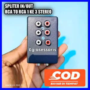 Spliter audi/pararel rca 1 ke 3 stereo Accessories