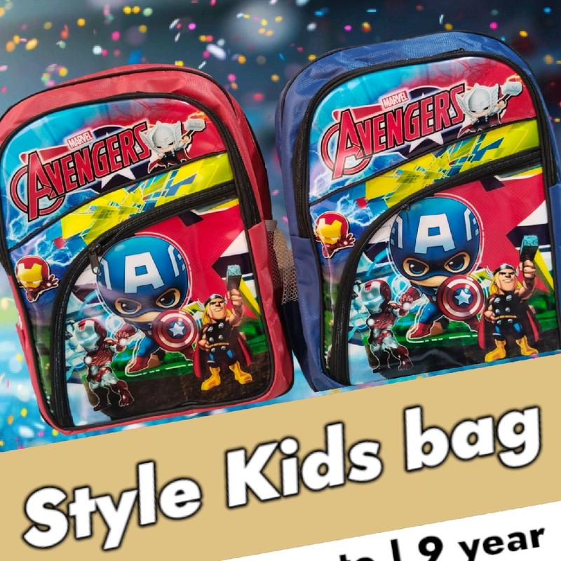 Tas Anak Sekolah SD Laki-laki Motif Karakter Print Berkualitas Ringan dan Nyaman ukuran besar 4
