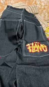 Product Review of Flame Everyday Celana Denim Y2K Denim Big Pocket Bordir Raw Denim 13oz Jeans Panjang Pria from p**4 0