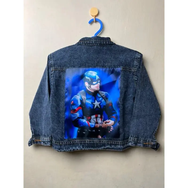 Jaket Jeans Anak Laki-Laki Karakter Usia 1-10 Tahun - Fashion Denim  Anak-Anak jaket anak anak laki 5