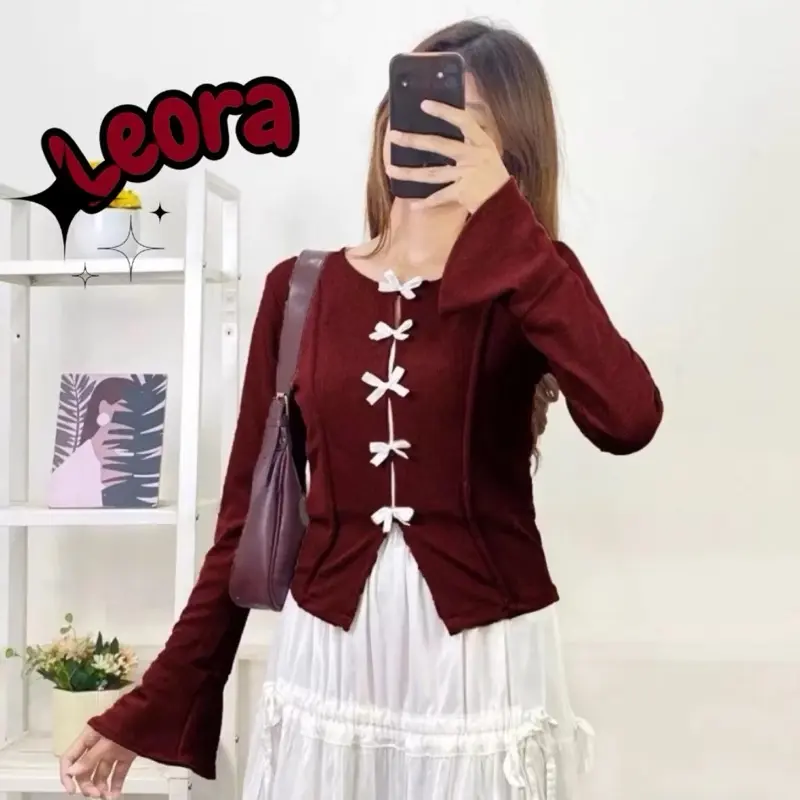 ￼Leora Blouse Knit / Blouse Pita Kekinian Terlaris Terbaru