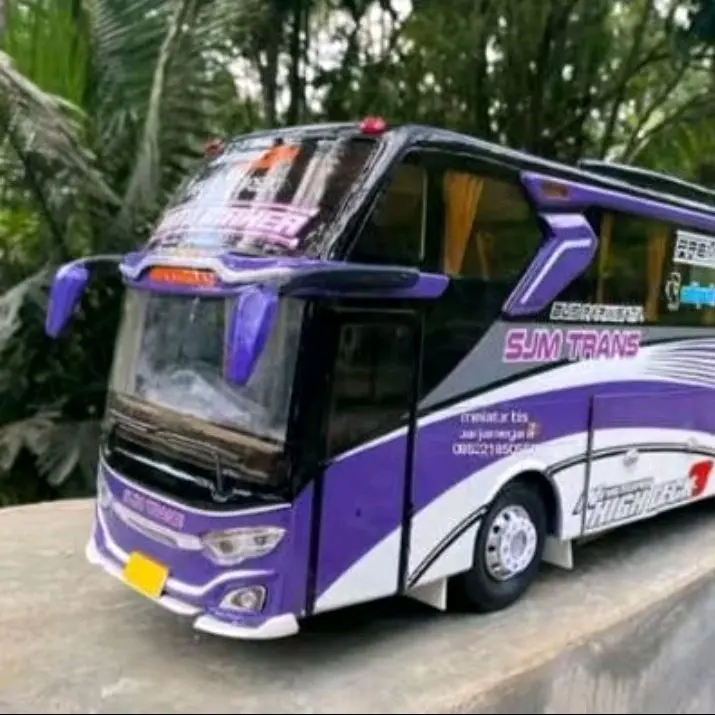 miniatur bus variasi lampu