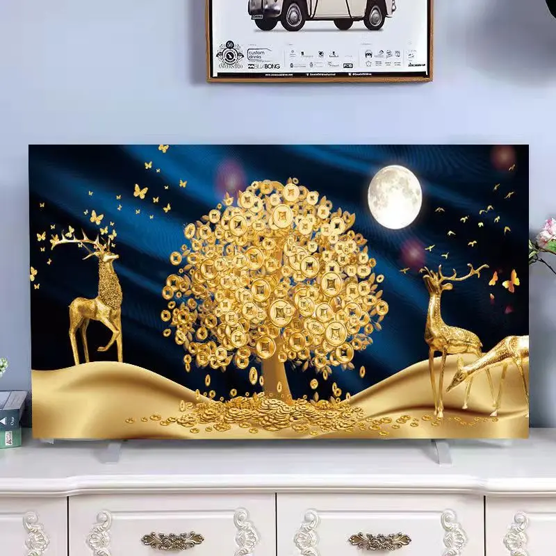 Vỏ Màn Hình LCD Siêu Mỏng 55 Inch Để Trang Trí Nhà Cửa, Vỏ TV 48 Inch, Chống Bụi, 43 Inch, 32 Inch, Để Treo Máy Tính Để Bàn, Phẳng Và Cong, Vỏ Bụi TV Thông Dụng