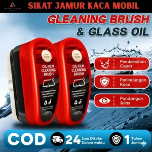 Pembersih Jamur spion kaca Mobill Car Glass Oil Flim CLEANING BRUSH Cairan Ampuh Mengangkat Jamur Kaca