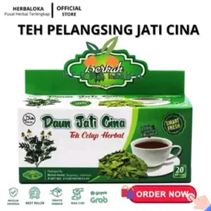 Teh celup Daun jati china .berkah dan murah isi 20 pouch