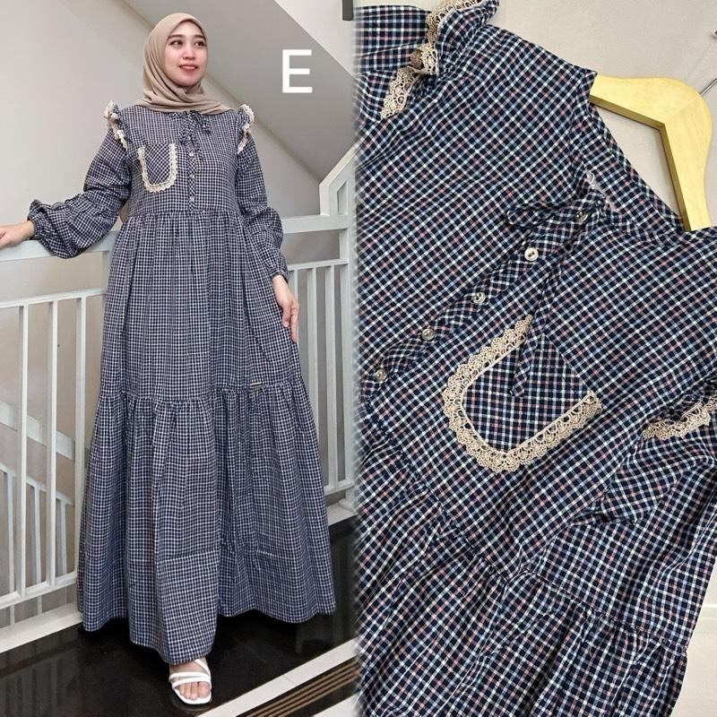 READY STOK SALVINA MIDI TRISET SAKU RENDA 7