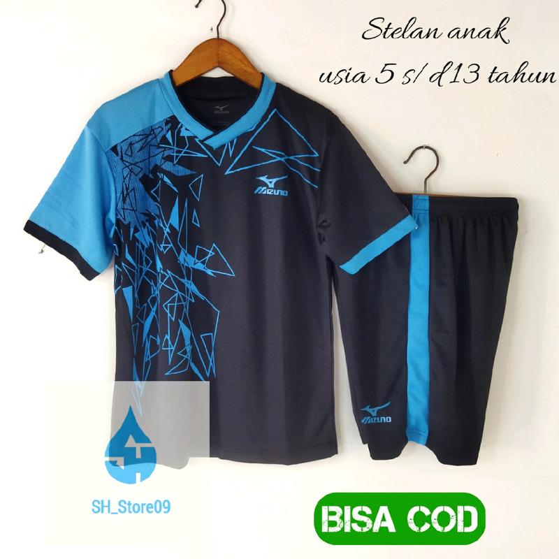 Jersey anak 5-13 tahun/set baju olahraga anak bahan adem dan nyaman ketika di pakai,cepat kering 3