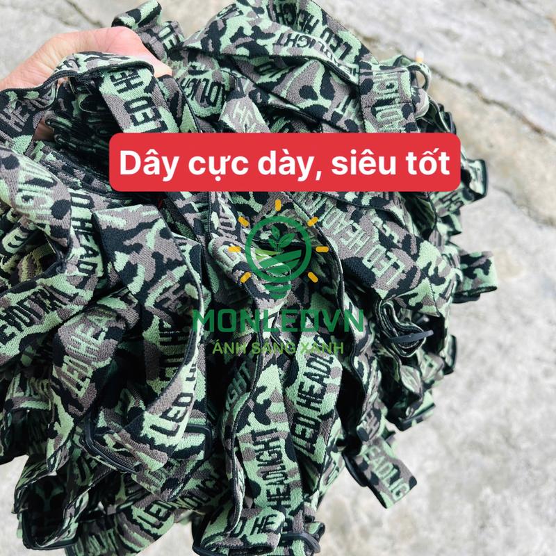 Dây thun đeo đầu đèn đội đầu loại dày, co dãn tốt
