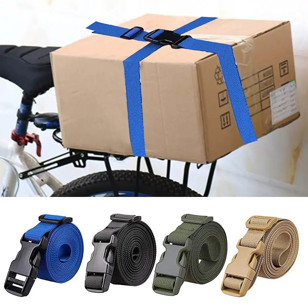 Travel Suitcase Accessories Nylon Luggage Bundling Packing Straps Adjustable Protective Belt Luggage Straps Suitcase Belts Fixed Straps Travel Elastic Strap Belt Car Moto