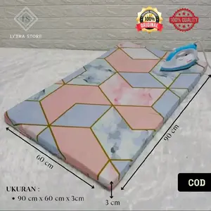 Alas Setrika Bahan Busa  Desain Simple & Awet 90x60x3 cm Tahan Lama Ringan Praktis untuk Rumah Kos Laundry Kado Rumah Tangga