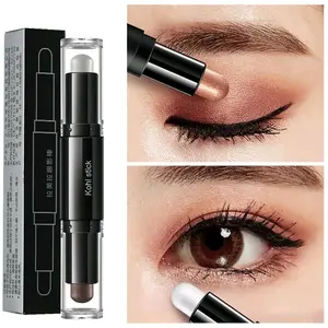 Eyeshadow Stick Crayon 2In1 Shimmer Eyeshadow Glitter Waterproof  Elegant Kering Pewarna