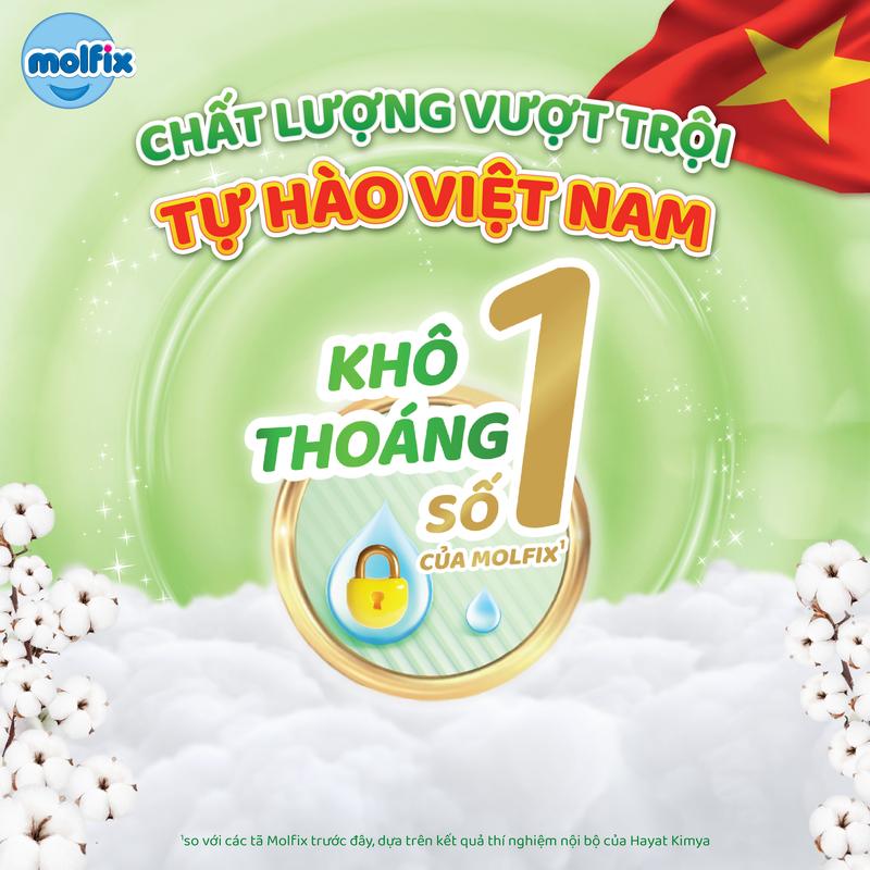 Product Introduction of [Bao bì thay đổi theo từng đợt nhập hàng] M34 - [BAO BÌ MỚI] - Tã quần Molfix Thiên nhiên Ultra - Bịch Lẻ Cho Bé 24