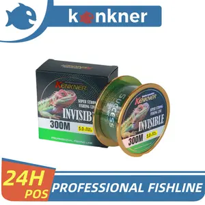 Kenkner 300m Senar Pancing Nilon Speckle Titik Tak Terlihat Garis Invisible Line