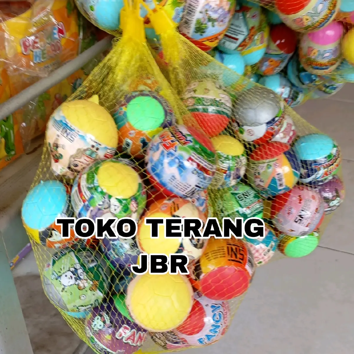 bola dan telur jaring isi 20pcs Toys
