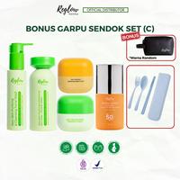 Gambar REGLOW Paket Sunscreen + Facial Wash + Toner + Rejuv Cream + Night Cream Reglow Skincare by dr Shindy Putri Official Original c2 Mencerahkan Wajah - BONUS A (TUMBLER) dari Reglow by Shindy Original Kab. Lumajang 4 Tokopedia