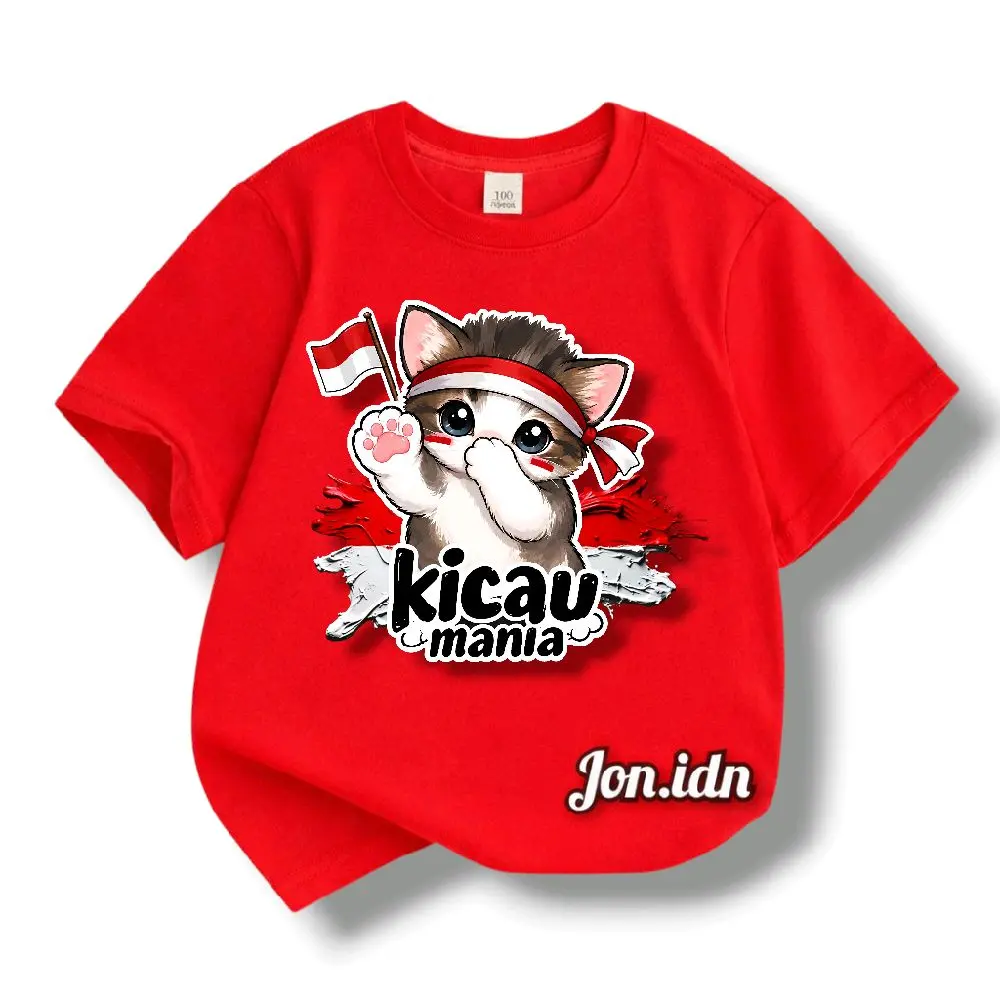 Kaos Atasan Anak Cewek Cowok Kicau Mania - Bahan Vista Terry, Nyaman Di Pakai & Tidak Gerah. Ideal 2-12 Tahun