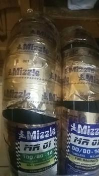 Product Review of PAKET SEPASANG BAN MIZZLE MR01 (RACE COMPOUND) RING 14 90/80-14 & 100/80-14 TUBELES BAN MOTOR MIO,BEAT,VARIO,SCOOPY Motorcycle from N**h U**r i**r 0
