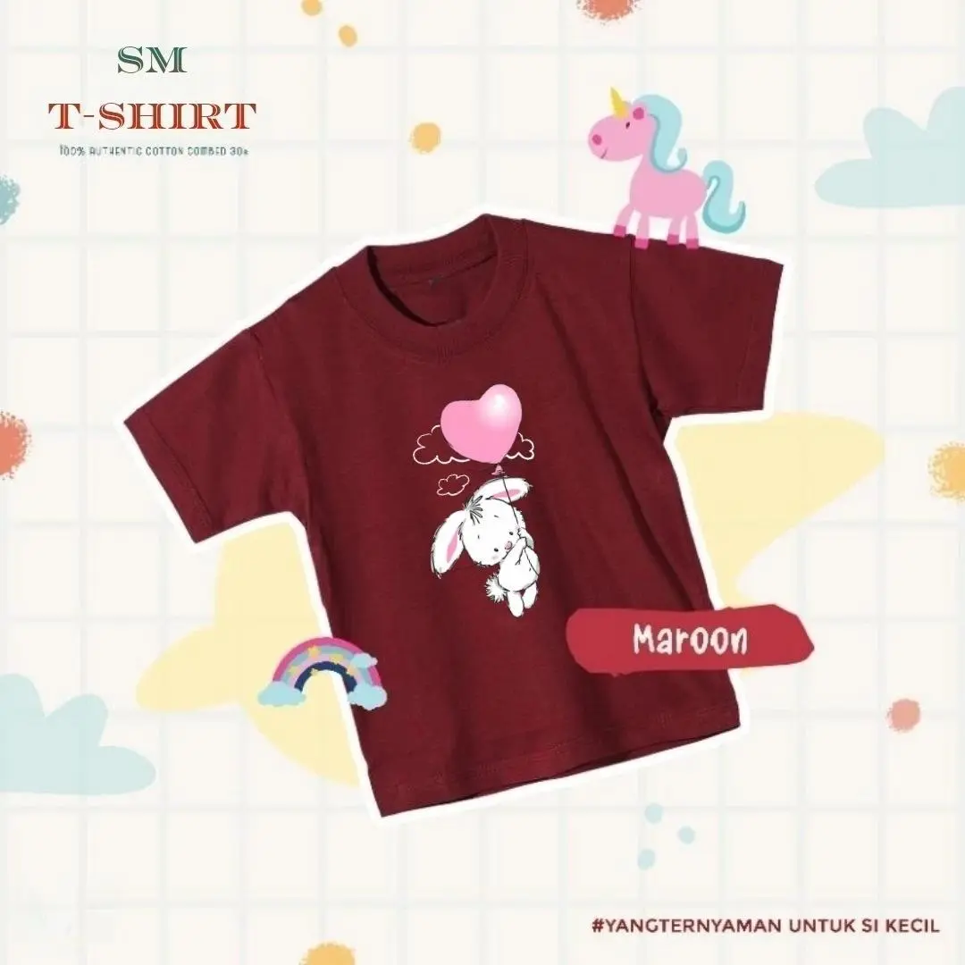 NEWSAMTREEMLYkaos anak perempuan umur 1-10thn atasan anak prempuan distro kaos anak-anak
