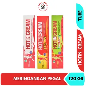 Hotin Cream Tube 120 Gram Original Strong Aromaterapi - Krim Membantu Meredakan Capek, Pegal, dan Nyeri Otot Hot Krim