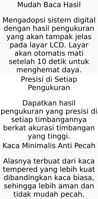 Taffware Digipounds Timbangan Badan Digital Scale Battery 180kg - AB18