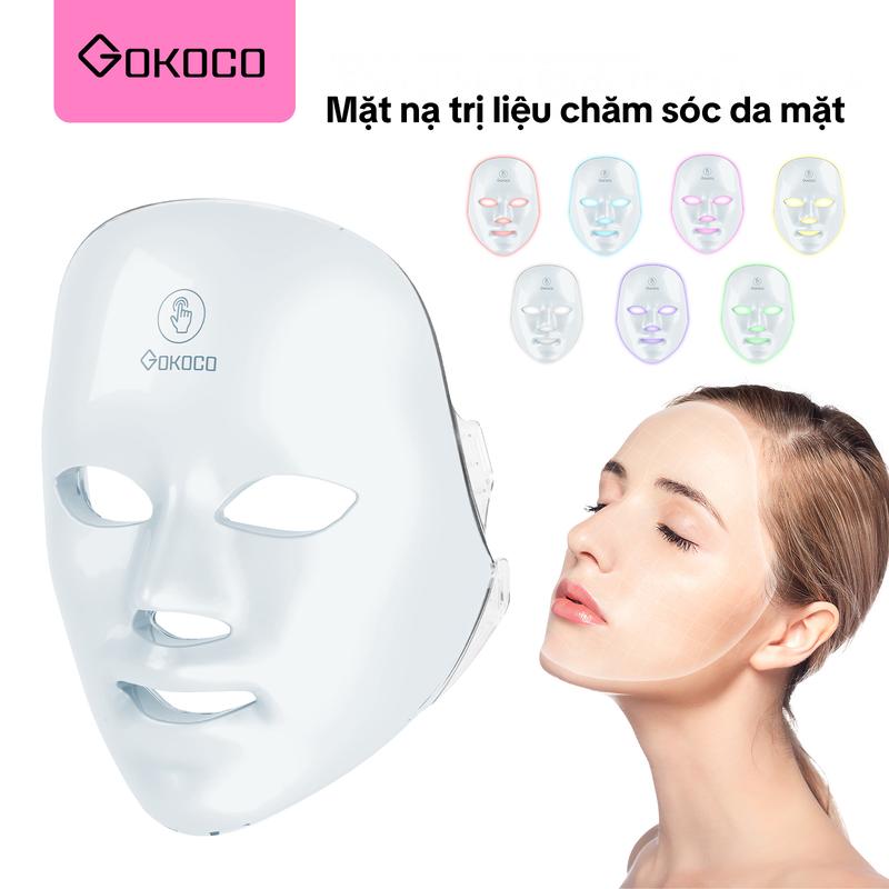 mặt nạ LED 7 chế độ ánh sáng chăm sóc da công nghệ ánh sáng Giảm mụn, kháng…