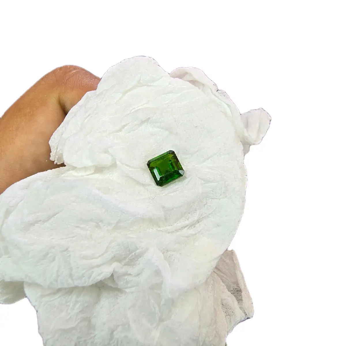 Chroom Diopside 1.11crt Lost stoone