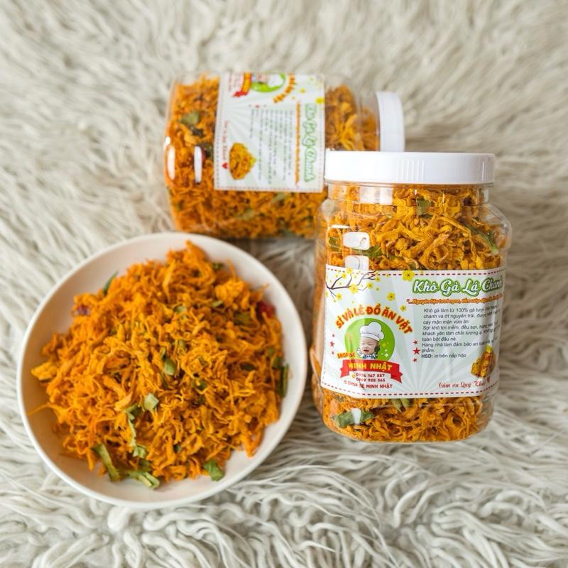 500Gr KHÔ GÀ LÁ CHANH SHOP BÉ MINH NHẬT HŨ 500GR