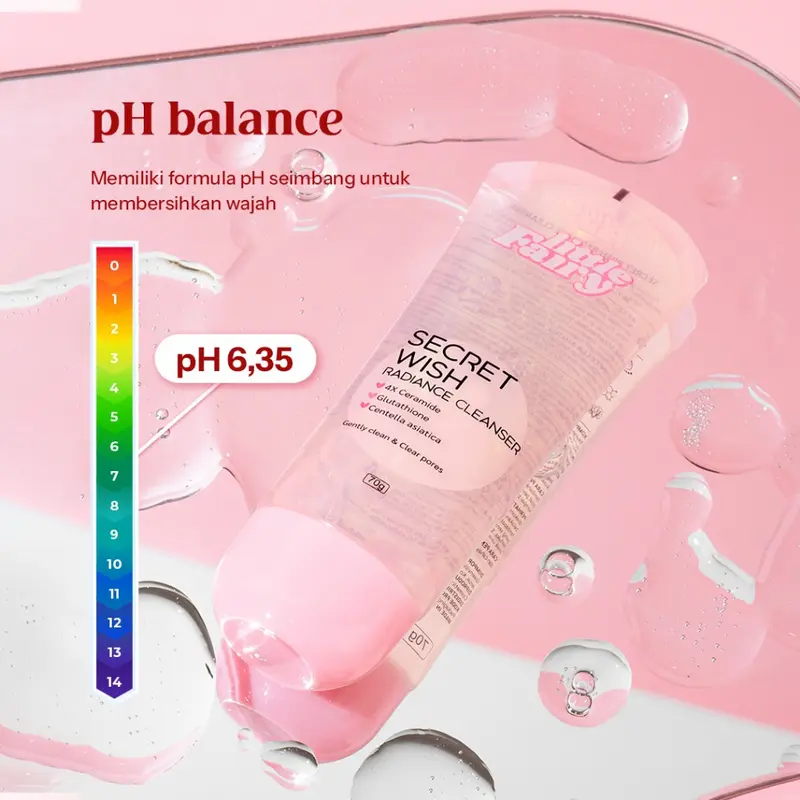 LITTLE FAIRY Ceramide Facial Wash Sensitive Skin Cuci Muka Glutathione Niacinamide Barrier Repair Face Cleanser Skincare Remaja Extract Kusam Membersihkan Mencerahkan Wajah Pencerah Pelembab 2