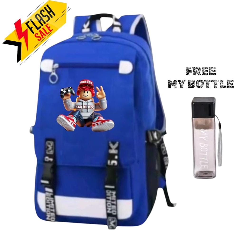 BACKPACK ANAK SEKOLAH ROBLOX SERIES - TAS ANAK LAKI LAKI PEREMPUAN BONUS 3 ITEM - RANSEL SEKOLAH ANAK COWOK CEWEK GAMES ROBLOX