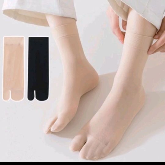 "PROMO" 3 Pasang Kaos Kaki Jempol Muslimah Semata Kaki Pendek Oversize Harga Grosir Lebih Murah