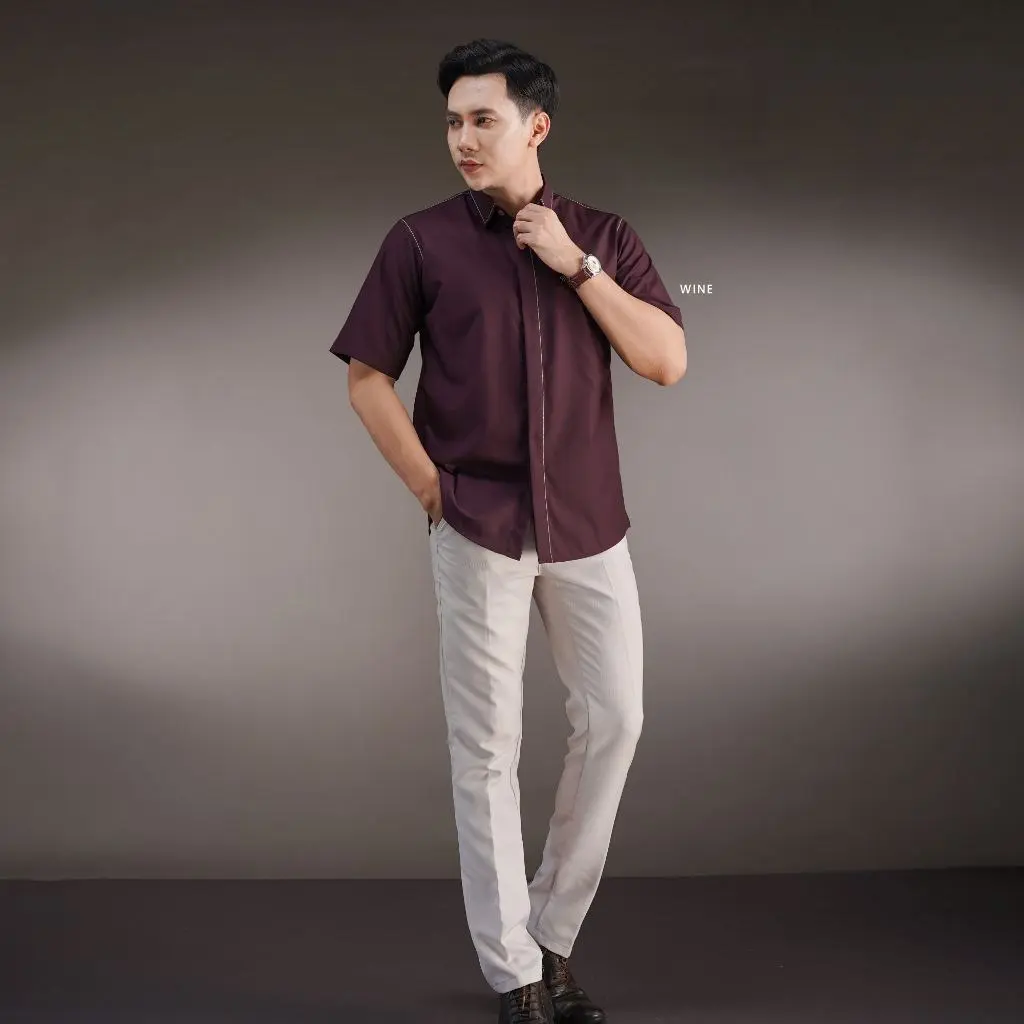 [Koko Lengan Pendek] Wine