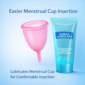 pelicin pemasangan menstrual cup berbahan dasar air isi 25ml, tidak lengket dan iritasi