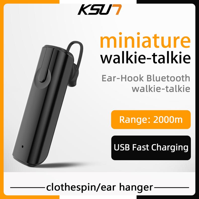 KSUN V36 Walkie Talkie mini Ear-mounted walkie talkie mini Two Way ...