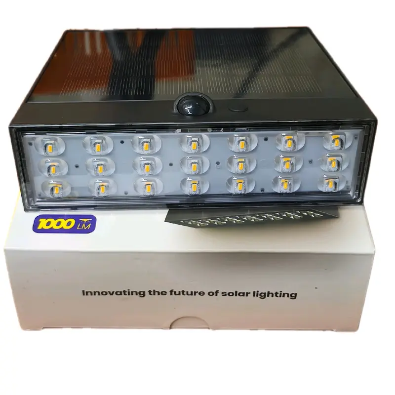Lampu Dinding Solar Wall Right 1000LM - Hemat Energi - Power 0