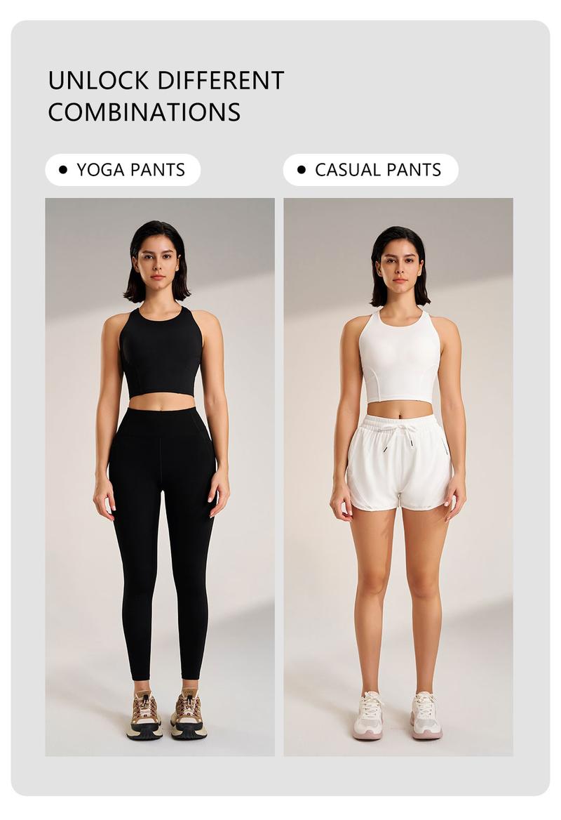 Product Introduction of Women's Yoga Sports Underwear Fitness Outerwear Running Bra Comfortable Tank Top Without Steel Ring 16