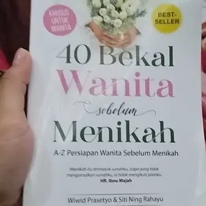 Paket Hemat Buku Pernikahan Terlaris - Buku 40 Bekal Lelaki Sebelum Menikah & 40 Bekal Wanita Sebelum Menikah