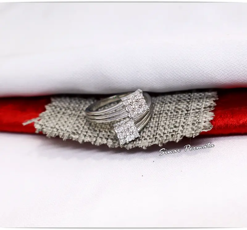 Cincin Wanita Permata Xuping Silver Glamour - Rings 2