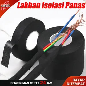 CASTA ISOLASI KAIN PEMBUNGKUS KABEL LISTRIK LAKBAN HEAT RESISTANT 15 METER