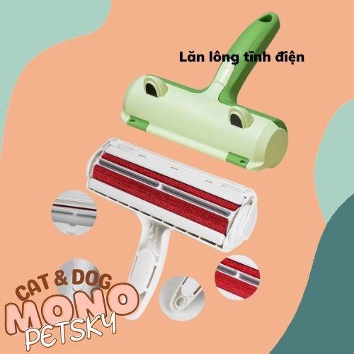 Lăn tĩnh điện loại bỏ lông thú cưng, xơ vải cho ga giường sofa