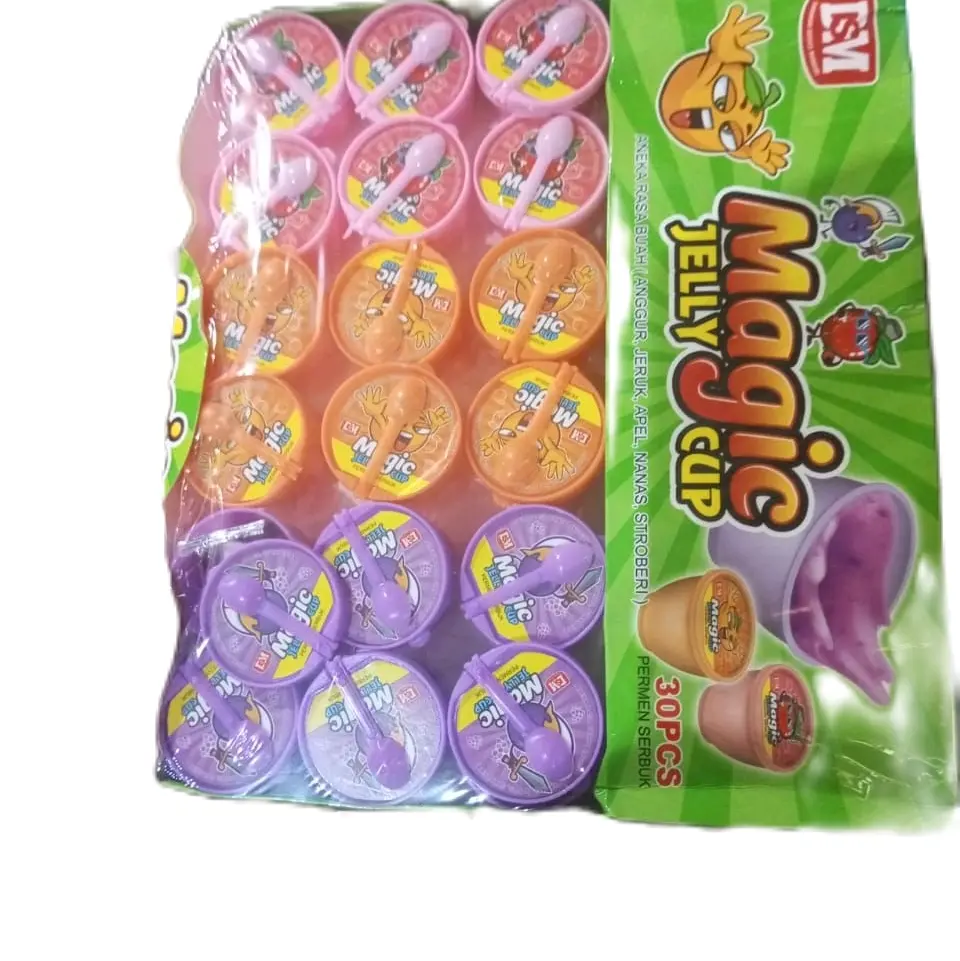MAGIC JELLY CUP PER BOX HARGA MURAH AGEN Candy Jeli Makanan Snack
