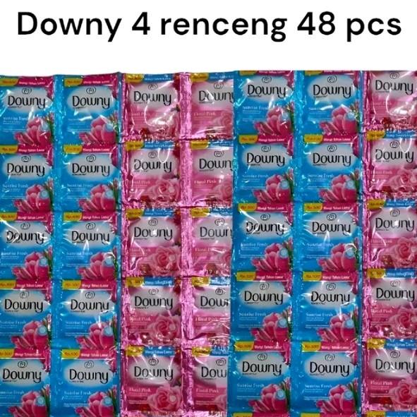 Downy Pewangi 500an (4 Renceng Isi 48 Sachet) - 11 ml/Sachet, Pewangi Pakaian Cair Tahan Lama 0