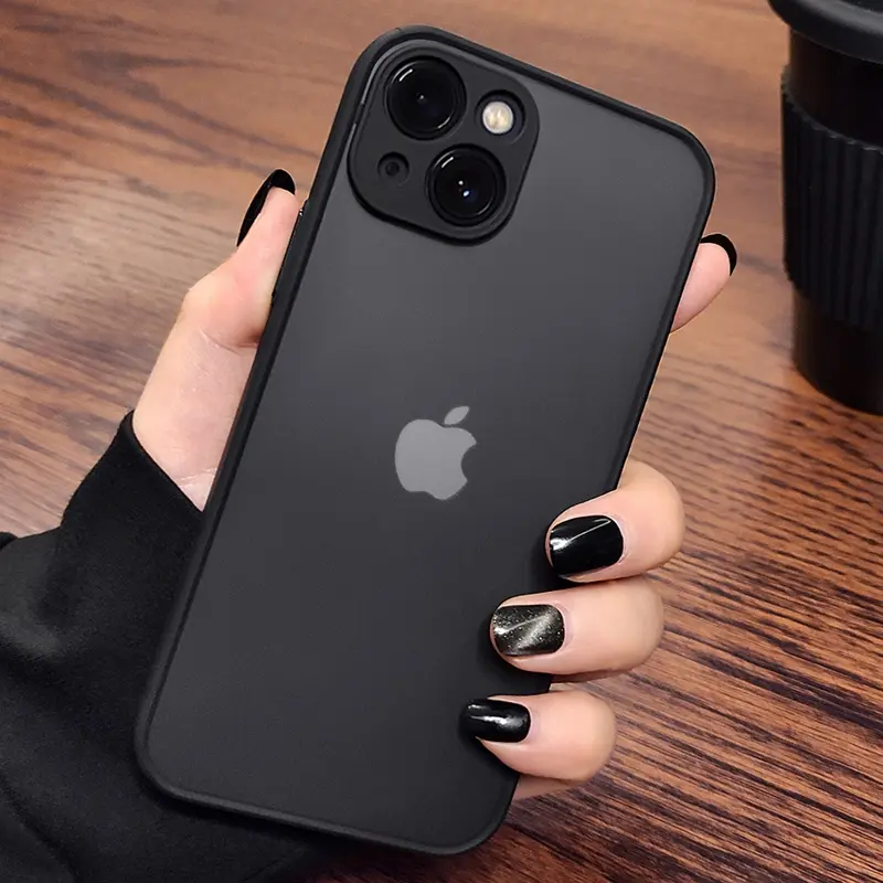 Ốp Điện Thoại Lì Chống Sốc, Thiết Kế Sang Trọng, Tương Thích Với iPhone 15, 14, 13, 12, 11, Pro Max, XR, Xs, X, 7, 8 Plus, SE 2020, 2022, Ốp Trong Suốt Ốp Chống Sốc Mini 0