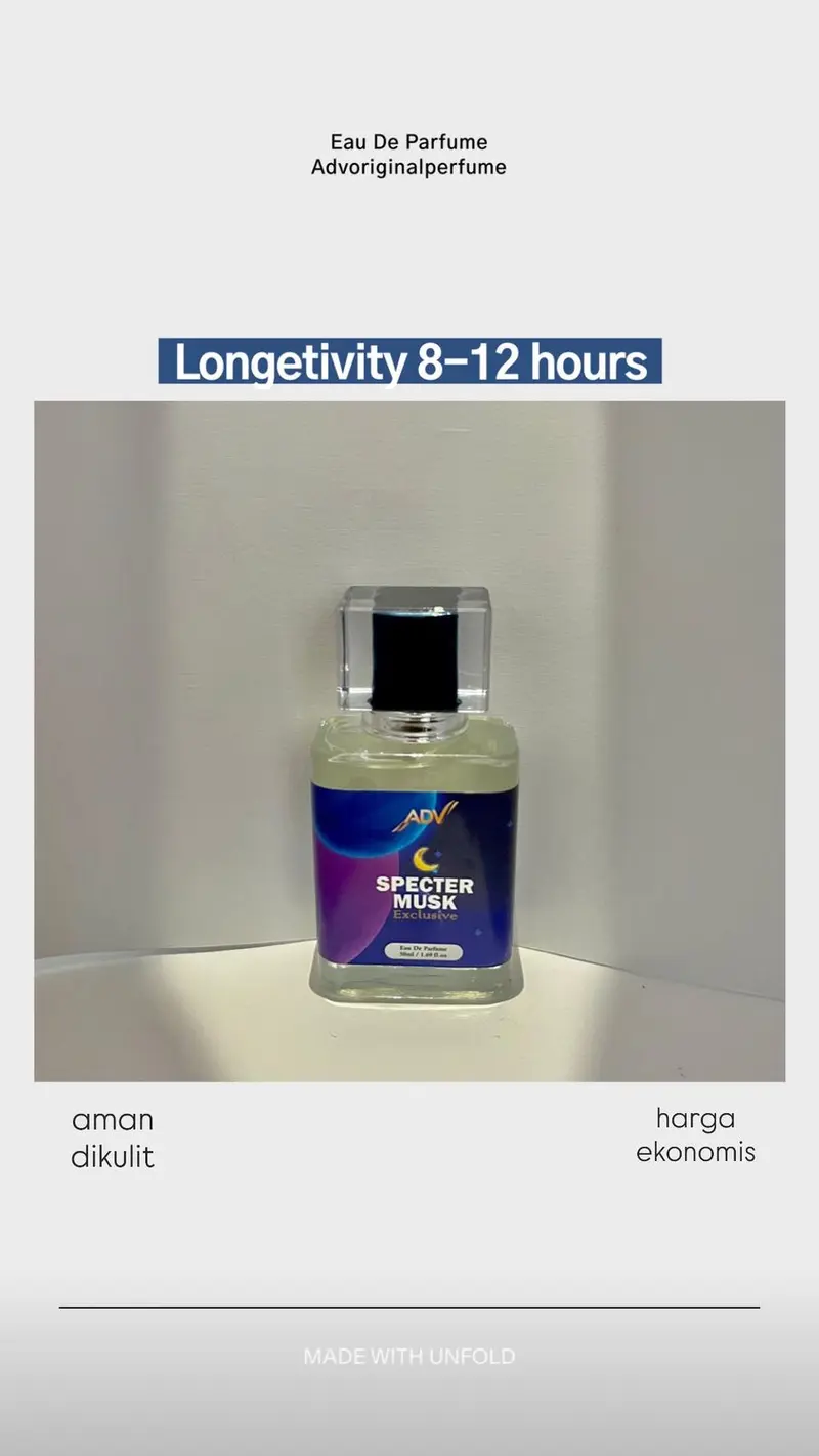 botol ADV Specter Musk Exclusive Parfum Pria Eau De Parfum