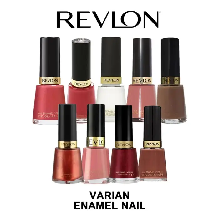 Revlon Enamel Nail Polish Cat Kuku Kutek Kuteks Best Seller